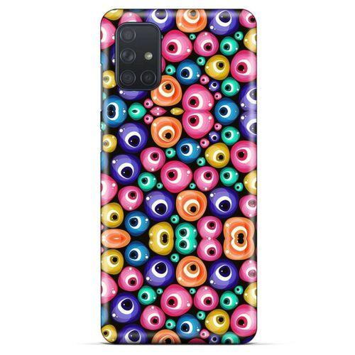 Nazarium (9) Desenli Silikon Kapak Samsung Galaxy M51 Kılıf