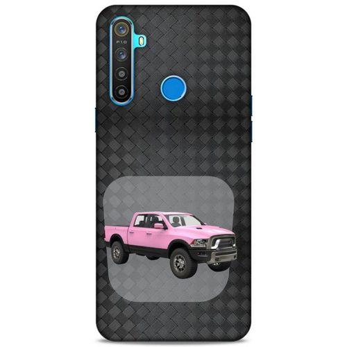 Lopard Oppo Realme 5i Uyumlu Kılıf PickUpX (23) Ultra Koruma Kılıfı Şeker Pembe