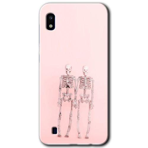 Samsung Galaxy A10 Kılıf Baskılı Kapak - Yaşayan Çift +Tam Ekran Koruyucu