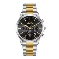 Slazenger SL.09.2545.2.05 Quartz Çelik Altın/Gri Siyah Kadran 40 mm Erkek Kol Saati