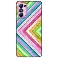Lopard Oppo Reno 5 Pro 5G Uyumlu Kılıf Wood'X (41) Tank Kılıf Baskılı