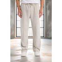 Mendes Baggy Kalıp Diagonal 3 İplik Kumaş Erkek Eşofman Altı Pantolon - Mineral Gri