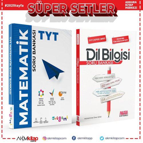 Tammat TYT Matematik Origami ve AKM Dil Bilgisi Soru Bankası Seti 2 Kitap