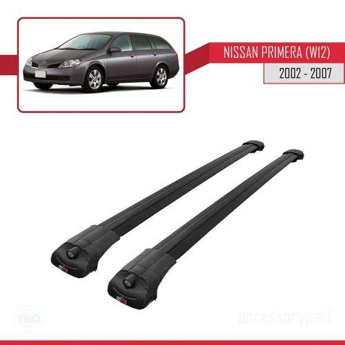 Nissan Primera (W12) 2002-2007 Arası ile uyumlu ACE-1 Ara Atkı Tavan Barı SİYAH