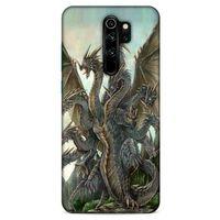 Xiaomi Redmi Note 8 Pro Kılıf Dragons (35) Fit Design Kılıf 9 Başlı Ejderha