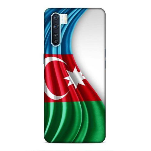 Oppo A91 Uyumlu Kılıf Azarbaijan (21) Koruyucu Kapak Bayrak