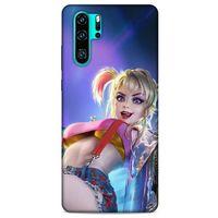 Huawei P30 Pro Uyumlu Kılıf Harley Quinn (6) Silikon Kılıf Lacivert