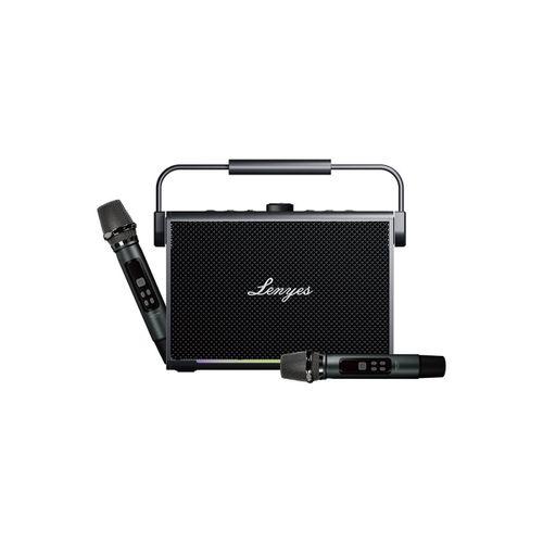 Lenyes Titan 2 Serisi RGB Işıklı Çİft Mikrofonlu Taşınabilir TWS Bluetooth Speaker Hoparlör v5.3 5000mAh