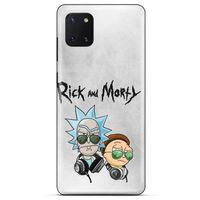 Huawei Y5P Uyumlu Kılıf Rick And Morty (4) Koruma Kılıfı Eye Patch Morty