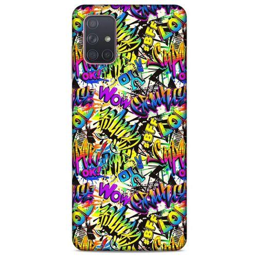 Graffitix (32) Desenli Silikon Kapak Samsung Galaxy A71 Kılıf