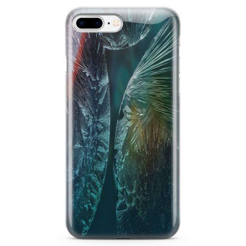 Apple iPhone 8 Plus Kılıf Cam Kırıkları Arka Kapak Koruma Desenli Full Koruyucu