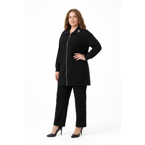 Kadın Fermuarlı Tunik Pantolon Takım  BGL-ST05427