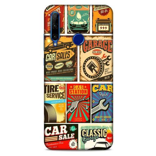 Retro (19) Desen Kılıfları Renkli Huawei Y6P Kılıf