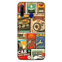 Retro (19) Desen Kılıfları Renkli Huawei Y6P Kılıf