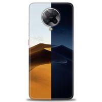 Xiaomi Poco F2 Pro Kılıf HD Baskılı Kılıf - Gece ve Gündüz + Tam Ekran Koruyucu