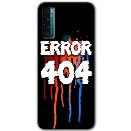 TCL 20 SE Kılıf HD Desen Baskılı Arka Kapak - 404 Error