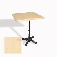 Dockers Çipa 1002 Döküm Ayak Kare Masa 80X80 cm - (Werzalit, Wermodin ve Allzalit Tabla) - Akçaağaç