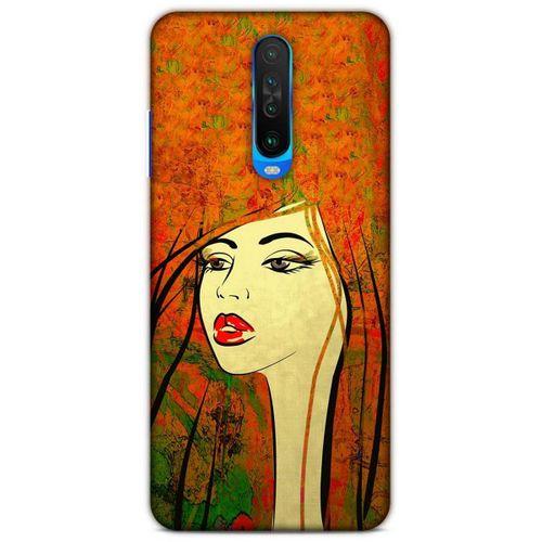 Lopard Xiaomi Poco X2 Uyumlu Kılıf Sürreal Yüzler ♀ (30) Silicone Case Desenli