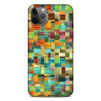 Lopard Apple Iphone 11 Pro Max Uyumlu Kılıf Soyut Sanat (50) Desenli Shockproof Kılıf