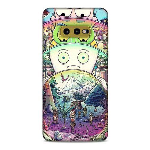 Samsung Galaxy S10e Uyumlu Kılıf Rick And Morty (48) Bumper Kılıf Decoy Jerrys