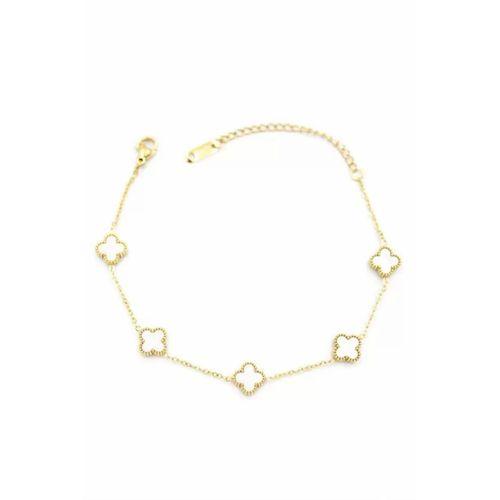 VC Yonca Bileklik - Beyaz