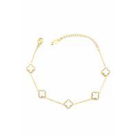 VC Yonca Bileklik - Beyaz