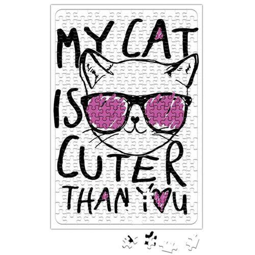 My Cat İs Cuter Than You Kedi Puzzle 240 Parça Yapboz
