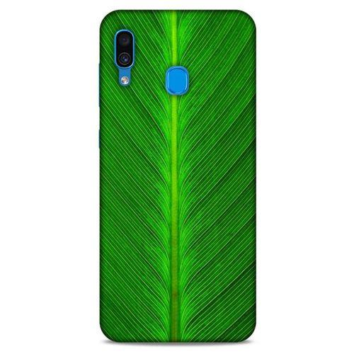 Lopard Samsung Galaxy A30 Uyumlu Kılıf Bahar (33) Hybrid Kılıf Yeşil