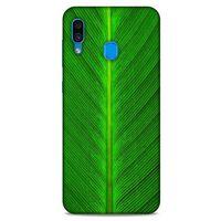 Lopard Samsung Galaxy A30 Uyumlu Kılıf Bahar (33) Hybrid Kılıf Yeşil