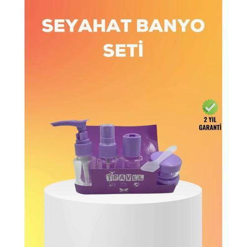 Seyahat Bakım Seti 5 Parça Sızdırmaz Şeffaf Kapaklı 30ml