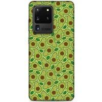 Frutix Avokado 01 Samsung Galaxy S20 Ultra Kılıf Desenli Silikon