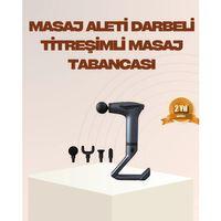 Şarjlı Taşınabilir 3in1 Titreşimli Masaj Aleti Esneme Bantlı