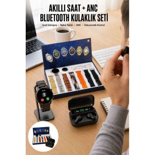 Yeni Model Akıllı Saat Ve Ucuz Kaliteli Bluetooth Kulaklık Amoled Ekran Aynalı