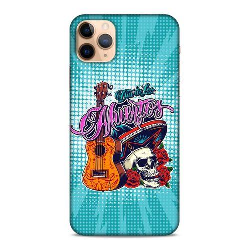 Lopard Apple Iphone 11 Pro Uyumlu Kılıf Tattoo's (34) Slim Armor Kılıf İskelet & Gitar