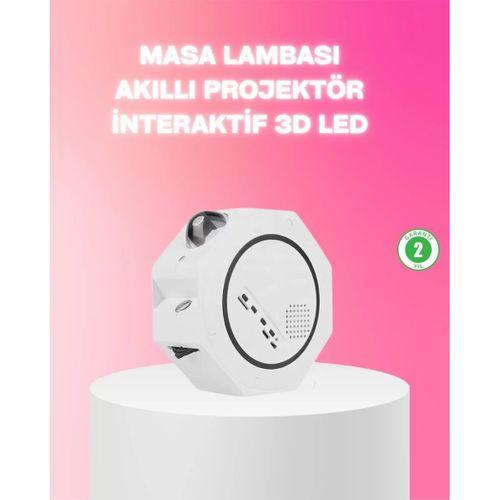 360° Döndürülebilir Yıldızlı Gökyüzü Projeksiyon Gece Lambası