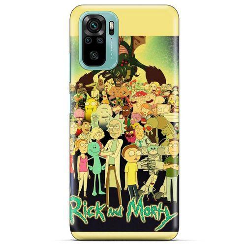 Xiaomi Redmi Note 10 5G Uyumlu Kılıf Rick And Morty (38) Neo Hybrid Kılıf Rick Sanchez
