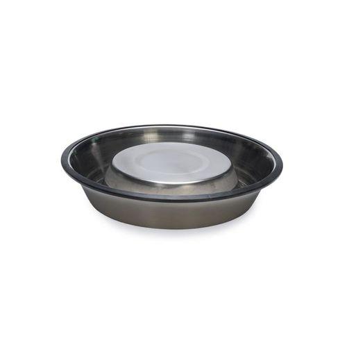 Beeztees Köpek Mama Su Kabı, Paslanmaz Çelik, Kaymaz, 22cm, 1,6L