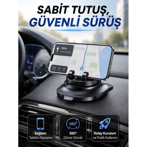 Katlanabilir Araç İçi Telefon Tutucu Gizli Numaratörlü Telefon Standı