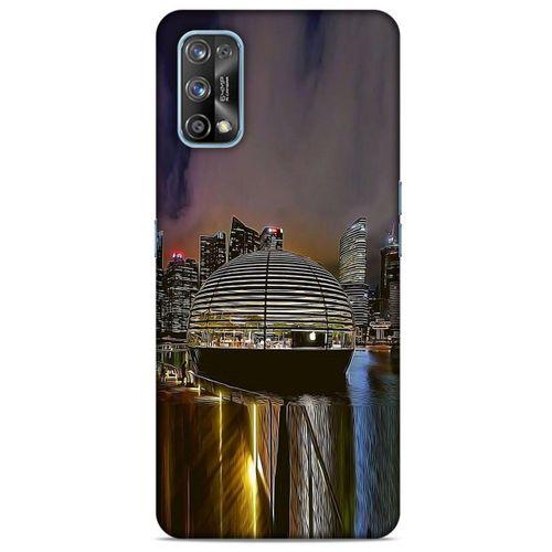 Oppo Realme 7 Pro Kılıf Dünya Mimarisi (49) Ultra Silikon Kılıf Apple Marina Bay