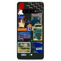Lopard Samsung Galaxy S10 Plus Uyumlu Kılıf Şehirli ※ (48) Muğla Bumper Kılıf