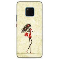 Lopard Huawei Mate 20 Pro Uyumlu Kılıf Sürreal Yüzler ♀ (38) Neo Hybrid Kılıf Desenli