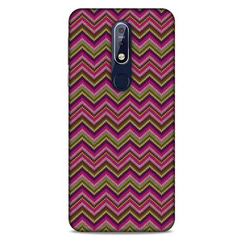 Kazak (18) Desenli Silikon Kapak Nokia 7.1 Kılıf