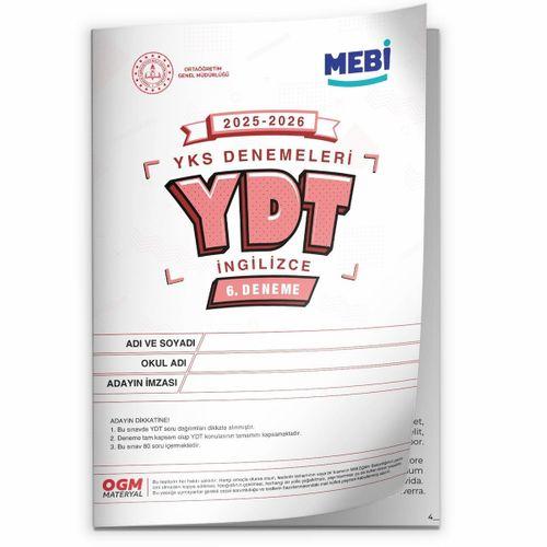 2026 ÖSYM YKS-YDT MEBİ OGM Deneme Paketi Güncel 6lı SET (Seri Deneme Paketi) BASKI ÜCRETİ
