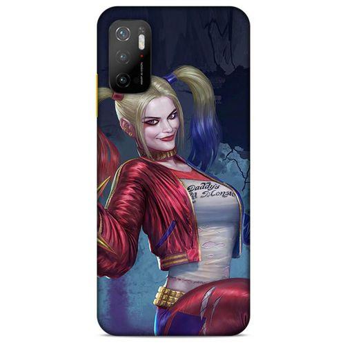 Xiaomi Poco M3 Pro Uyumlu Kılıf Harley Quinn (9) Kılıf Gri