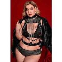 Boyundan Zicirli Asıklı Göğüs Harness - Brf947