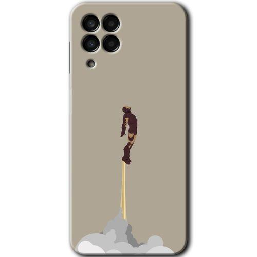 Potkal Hediye Fabrikası Samsung Galaxy M33 Kılıf HD Desen Baskılı Arka Kapak - İronman-Airport