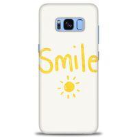 Samsung Galaxy S8 Plus Kılıf HD Baskılı Kılıf - Smile Güneş + Tam Ekran Koruyucu