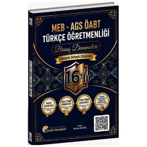 ÖABT MEB AGS Türkçe Öğretmenliği 16 lı Branş Deneme Özdil Akademi