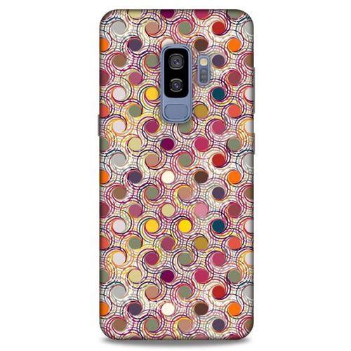 Samsung Galaxy S9 Plus Kılıf Pastel Renkler (36) Glitter Kılıf Sarı Pembe