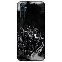 Lopard Oppo Realme 6 Uyumlu Kılıf Tattoo's (19) Kılıfları Siyah